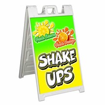 Shake Ups Signicade 24x36 A Frame Plastic Sidewalk Sign Carnival Fair Food - $42.70+