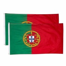 3x5 3&#39;x5&#39; Wholesale Combo kit 2 Portugal Portuguese 2 Flags Flag - £11.80 GBP