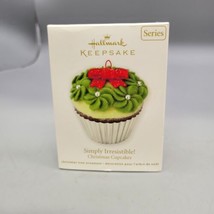 Hallmark Keepsake Ornament 2011 Simply Irresistible! Christmas Cupcakes Green  - £9.49 GBP