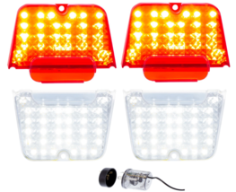 United Pacific LED Tail Light and Back-Up Light Set For 1962-1964 Chevy II Nova - £149.64 GBP