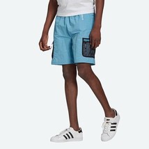 Adidas GN2342 Adventure Woven Cargo Shorts Hazy Blue ( L ) - £93.84 GBP