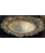 Beautiful Silverplated Elongated Oval Bowl –GDC–BEAUTIFUL FLORAL DECORAT... - $67.90 CAD