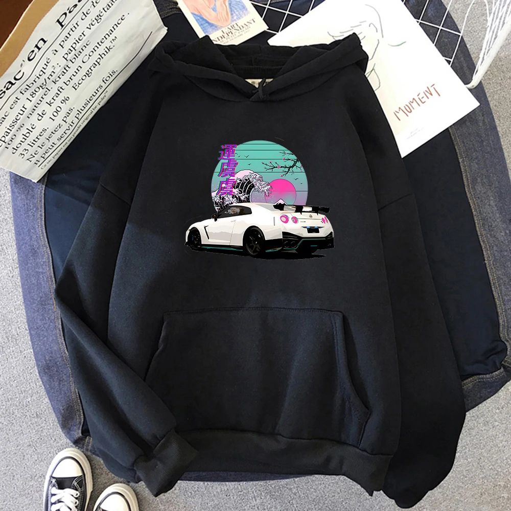 Initial D Hoodies Legend Car Print Sweatshirt Men Women Hoodie Streetwear Hip Ho - £71.49 GBP