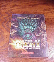 Master of Orion II, Battle at Antares PC Game Instruction Manual - $8.95