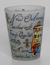 NEW ORLEANS Louisiana French Market Bourbon St. Shot Glass Bar Shooter Souvenir - £5.58 GBP