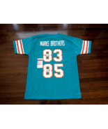 MARK CLAYTON MARK DUPER &quot;MARKS BROTHERS&quot;  DOLPHINS SIGNED AUTO JERSEY JS... - €171,94 EUR