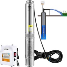 VEVOR Deep Well Submersible Pump, 1.5HP 115V/60Hz, 37gpm 276ft Head, wit... - $227.04