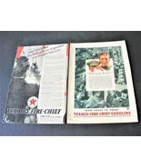 1930s Texaco Fire-Chief Gasoline Texaco- that means Serv. (2) Magazine P... - £7.72 GBP
