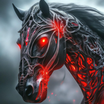 Hell Horse of Eternal Flame Spirit Companion, Protection, Courage,Spirit... - $59.99