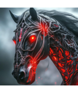 Hell Horse of Eternal Flame Spirit Companion, Protection, Courage,Spirit... - $59.99