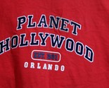 Planet Hollywood Orlando Red T-shirt Large DW1 - $8.90