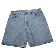Wrangler Shorts Mens 40 Blue Relaxed Fit Jean Western Pockets Workwear Denim - £14.89 GBP