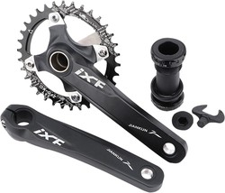 Mountain Bike Crankset, Andeshunk, Hollow Integrated Crank Axle, Single,... - £50.12 GBP