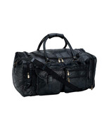 Genuine Leather Duffle Bag 25&quot; Carry-On Bag Airplane Bag - Overnight Bag - £56.27 GBP