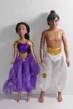 Disney Aladdin &amp; Jasmine 11&quot;- 12&quot; Dolls - £18.82 GBP