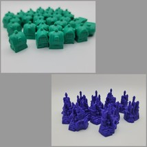 Disney Monopoly House Castle Replacement Pieces Hotel Home Cinderella Purple - £8.86 GBP