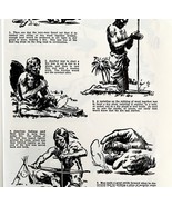 Earliest Ways Of Making Fire 1940s Civilization History Print Art DWT7 - $39.99