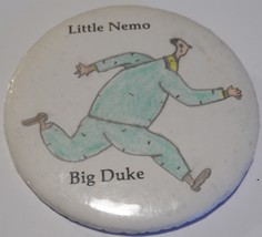  GENESIS Metal Button Little Nemo Big Duke 1980&#39;s 21/2 Inch Diameter NM ... - £11.61 GBP