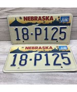 Nebraska 1996 BOONE COUNTY License Plate PAIR - HIGH QUALITY # 18-P125 F... - $15.83