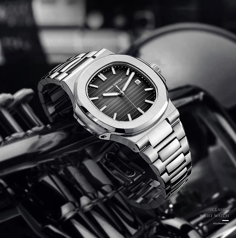 Men Luxury Watches Top Brand JAPAN Quartz Wristwatch Sport Business Stai... - £74.62 GBP