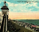 Virginia Reel PIT Ride Amusement Park Revere Beach MA 1914 Postcard D1 - $15.79