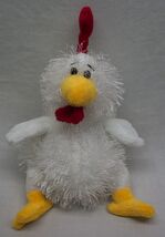 GANZ Webkinz Lil' Kinz WHITE FUZZY CHICKEN 7" Plush Stuffed Animal Toy - $14.85