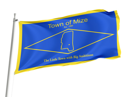 Mize, Mississippi Flag,Size -3x5Ft / 90x150cm, Garden flags - $29.80