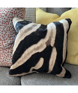 Zebra Skin Pillow cover 17X17&quot; # 22 Real Zebra Hide Cushion Cover - €178,46 EUR