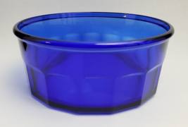 Vintage Arcoroc France Cobalt Blue Large Glass Serving Salad Bowl MCM - £30.92 GBP