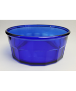 Vintage Arcoroc France Cobalt Blue Large Glass Serving Salad Bowl MCM - £31.07 GBP