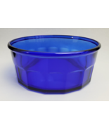 Vintage Arcoroc France Cobalt Blue Large Glass Serving Salad Bowl MCM - £29.56 GBP