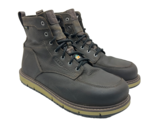 Keen Men’s 6” San Jose WP Aluminum Toe Work Boots Cascade Brown/Black Si... - $142.49