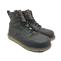 Keen Men’s 6” San Jose WP Aluminum Toe Work Boots Cascade Brown/Black Size 12D - £111.94 GBP