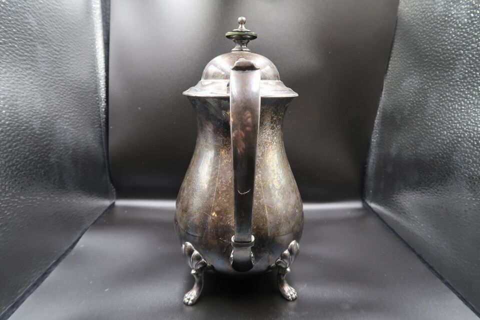Crescent Silver Plated Teapot / Coffee Pot antique / vintage Item image 5