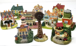 Liberty Falls Figurines Set of 10 Water Tower Cummings Quilt Shop Fire Station - $23.70