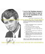 ROBERT F KENNEDY SIGNED AUTOGRAPHED 8x10 RP PHOTO PRESIDENTIAL CAMPAIGN ... - £12.63 GBP