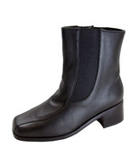 PEERAGE Lottie Women&#39;s Wide Width Leather Dress Ankle Boots - $59.95
