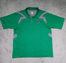 Holloway Dry-Excel Men&#39;s Size L Green Short Sleeve Pullover Polo Shirt - £12.62 GBP