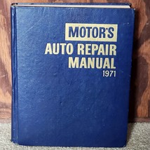 Motors Auto Repair Manual 1971 Covers  1965-1971 Models 34th Edition 1st... - £12.69 GBP