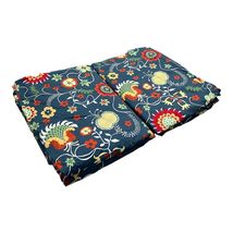 IKEA ROSENRIPS Twin Duvet Cover Blue Floral Folk Art Vintage 1999 - €23,18 EUR
