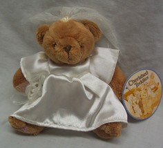 Vintage Cherished Teddies Bride Teddy Bear 5&quot; Plush Stuffed Animal Toy New 2002 - £12.82 GBP