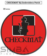 Checkmat BJJ Kimono Patch BJJ Gi Patches Checkmat Jiujitsu Gi Embroidery... - $19.99