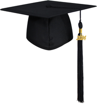 Matte Graduation Cap with 2024 Tassel for Adults High School and Bachelo... - £15.17 GBP