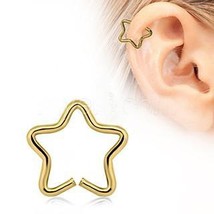 Gold Star Shaped Cartilage Earring - £7.15 GBP+