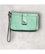 Fossil Leather Clutch Wallet Wristlet Snap &amp; Zip Around Coin Card Organizer - $444.34 MXN