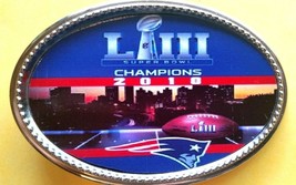 2019 NEW ENGLAND PATRIOTS SUPER BOWL LIII CHAMPIONS - Epoxy Photo Buckle... - $22.97 CAD