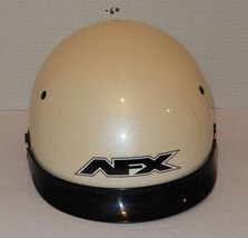 AFX FX-200 Half BIKE Motorcycle Cruiser Helmet Adult S DOT Approved White - $39.55