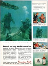 Canadian Club PRINT AD &quot;Barracuda Sunken Treasure&quot; Canadian Blended Whis... - €9,75 EUR