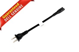 New OEM Dell XP594 2 prong 4.5&quot; Power Cable Black For PA-10 PA-12 Slim U... - £15.84 GBP