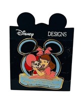 Teddy Bear Walt Disney Design Vtg Pinback Button Pin Souvenir Mickey Con... - $11.83